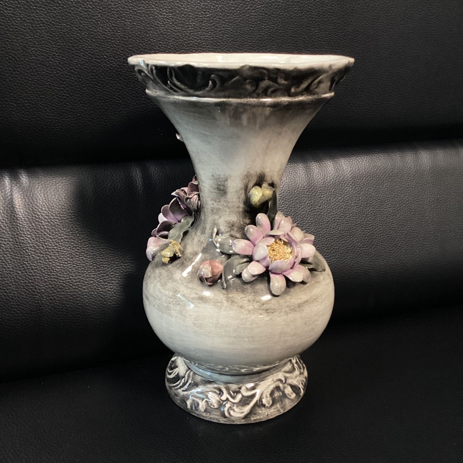 【未使用】EGIZIA フラワーベース(花瓶)イタリア製 バッサーノ Bassano イタリア製 花瓶 フラワーベース …e.s