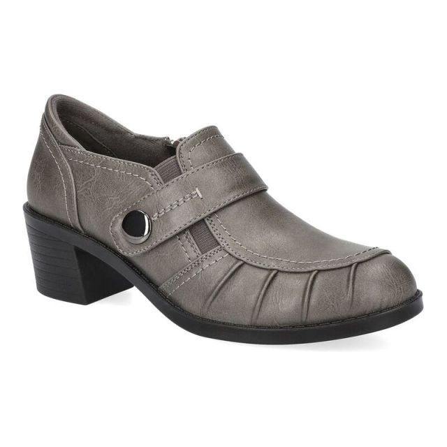 【送料無料】 イージーストリート レディース ブーツ・レインブーツ シューズ Easy Street Ballad Women's Block Heel Shooties Gray