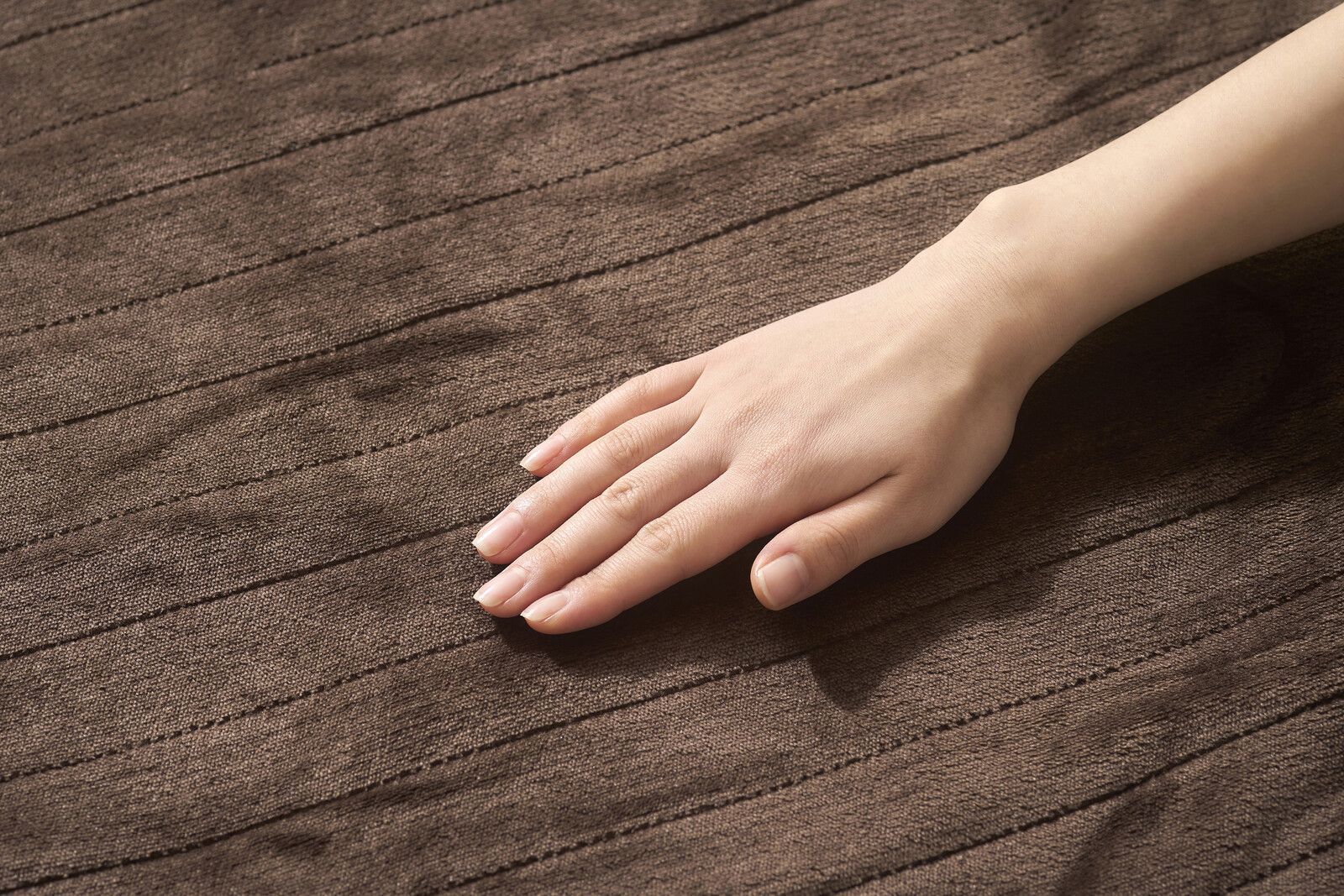 ダークブラウンのみ かけしき兼用フランネル生地