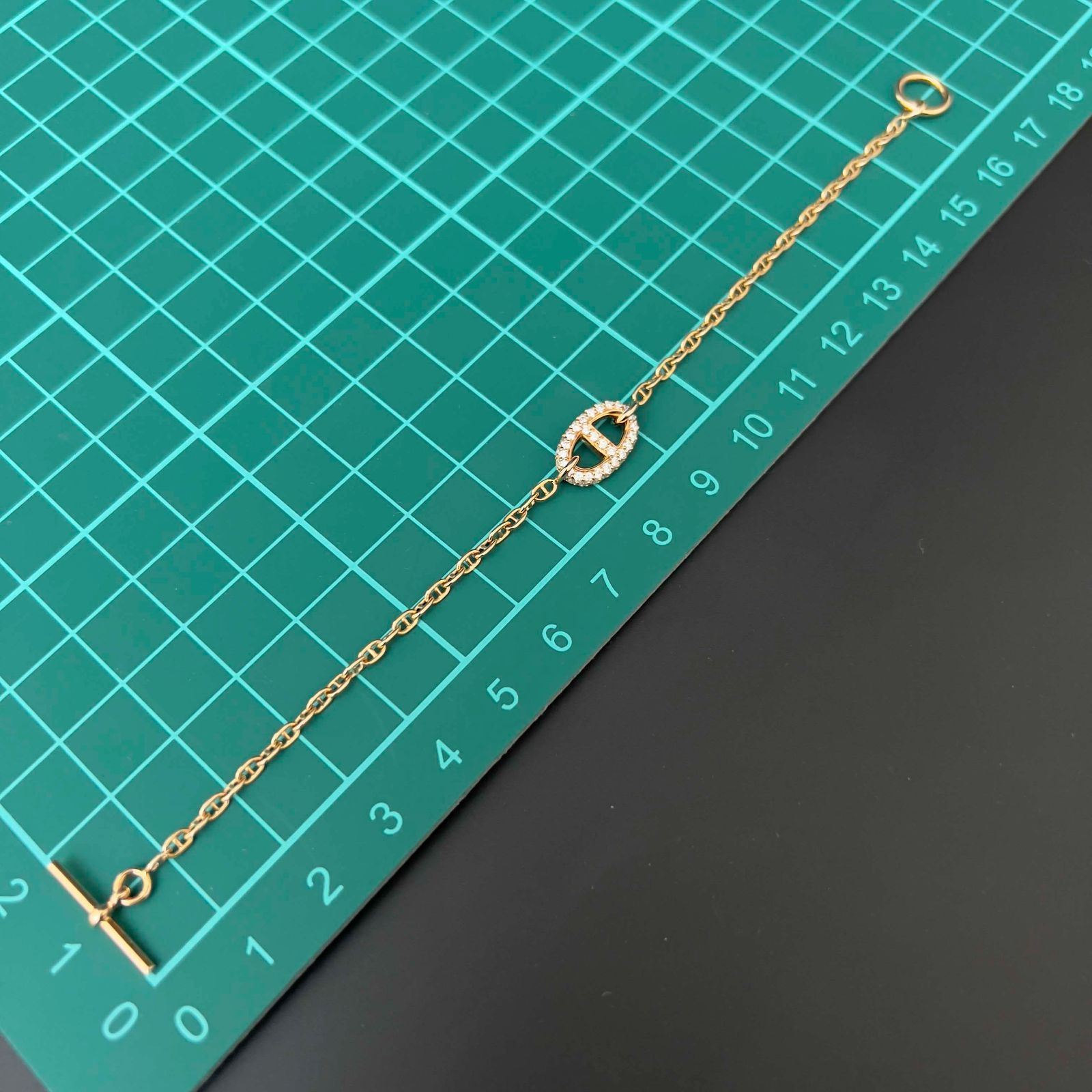 HERMES エルメス シェーヌダンクル ニューファランドール K18YG
