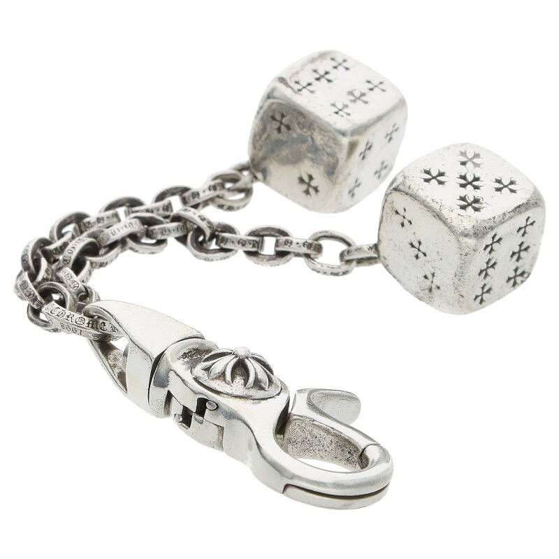 クロムハーツ DICE DBL/ダブルダイス シルバーキーチェーン メンズ