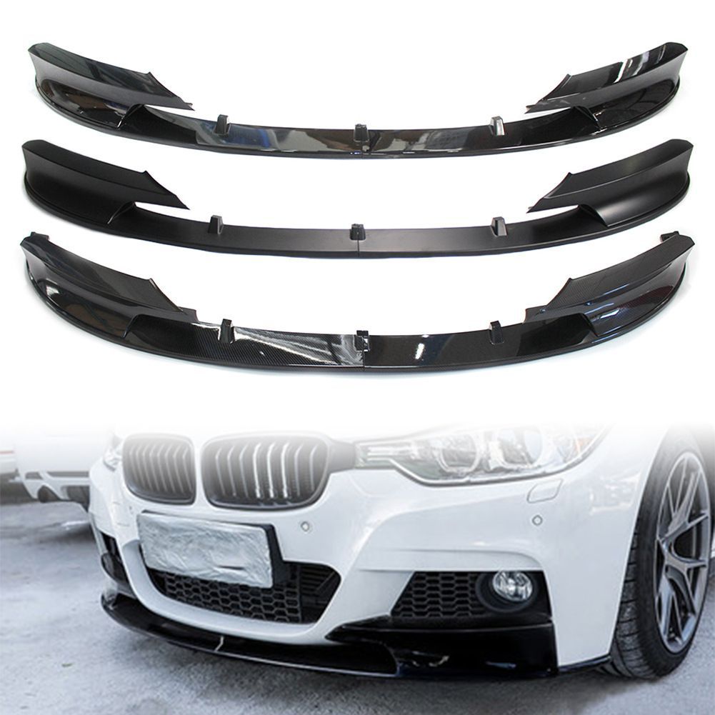 BMW F30 F35 3シリーズ MP風 フロントリップ カナード付 外装