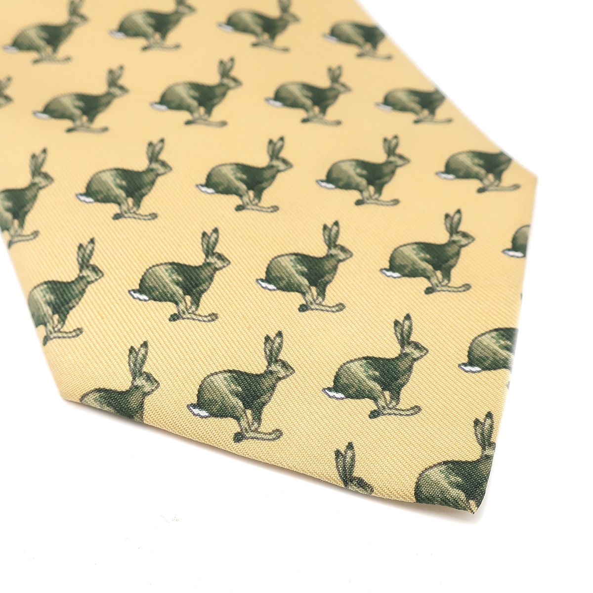 HERMES 馬柄 アニマル柄 シルク ネクタイ ◇サルバトーレフェラガモ