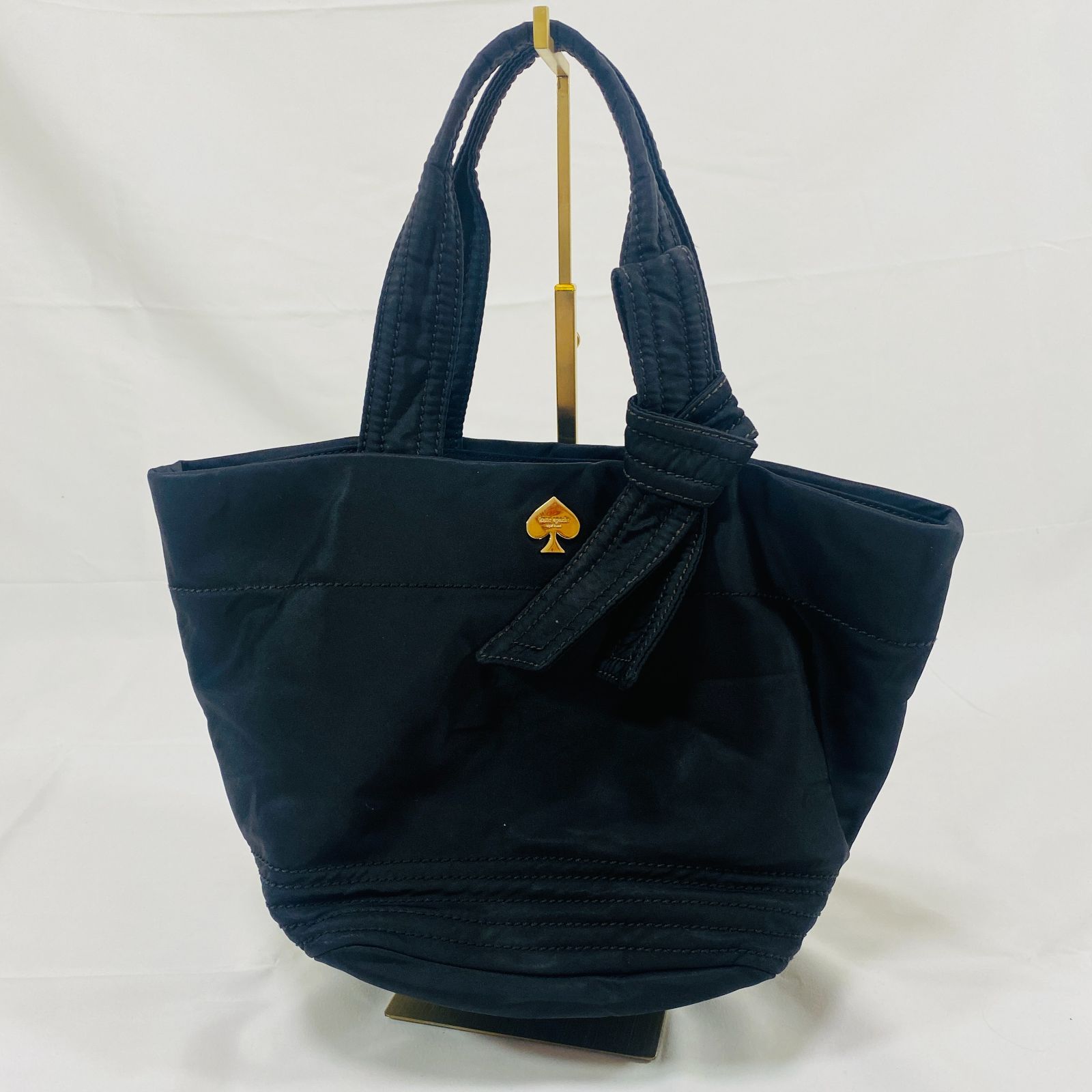 訳あり kate spade ケイトスペード ナイロン 肩掛け トートバッグ 