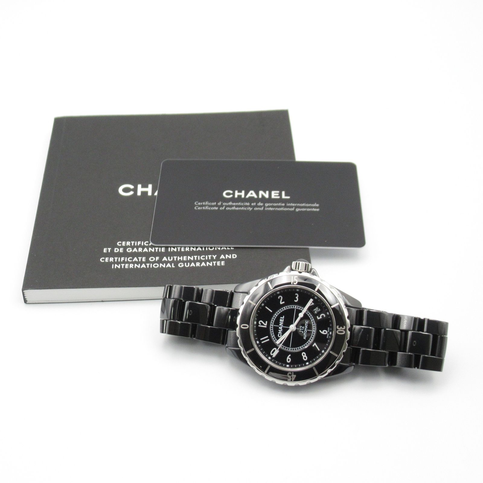 シャネル CHANEL 腕時計 J12 H0685 ブラック セラミック J12 メンズ 