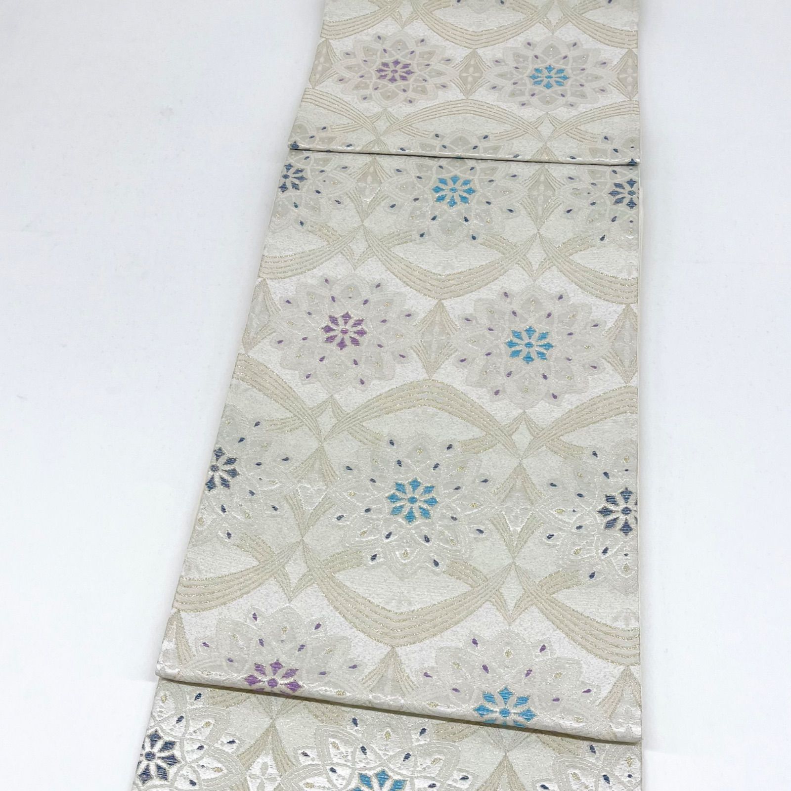 ブリリアント光輝く 袋帯 正絹 六通 ガード加工済 D038 - メルカリ