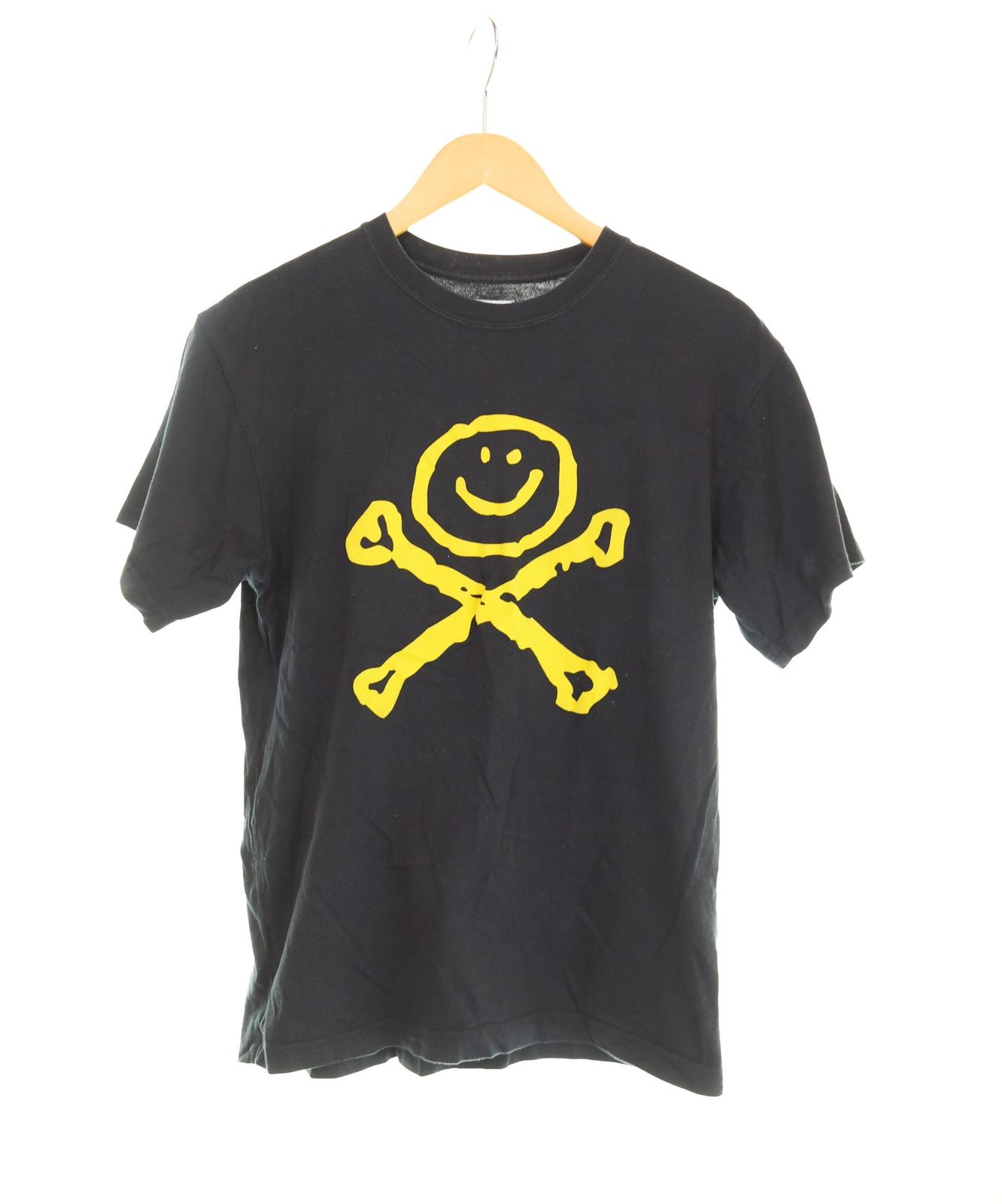 アンダーカバー UNDERCOVER HAZE期 SMILE プリント 半袖Tシャツ 黒 T 