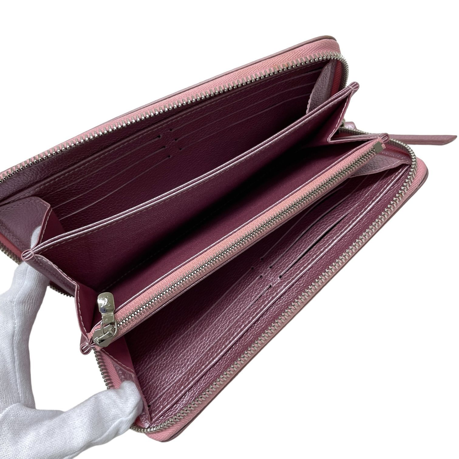 ルイヴィトン LOUIS VUITTON ジッピー ロックミー カーフレザー
