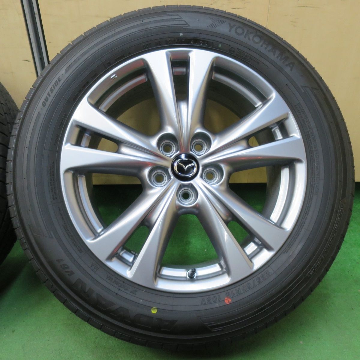 【新車外し】ホイールなし純正タイヤ４本セット　235/60 R18 cx80 送料無料] 新車外し！24年☆マツダ CX-80 CX-60 純正 235/60R18