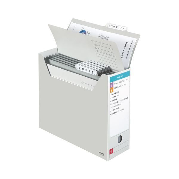 まとめ コクヨファイルボックス-FS Fタイプ B4ヨコ 背幅102mm ピンク フタ付 B4-LFFN-P1セット 5冊 ×3セット