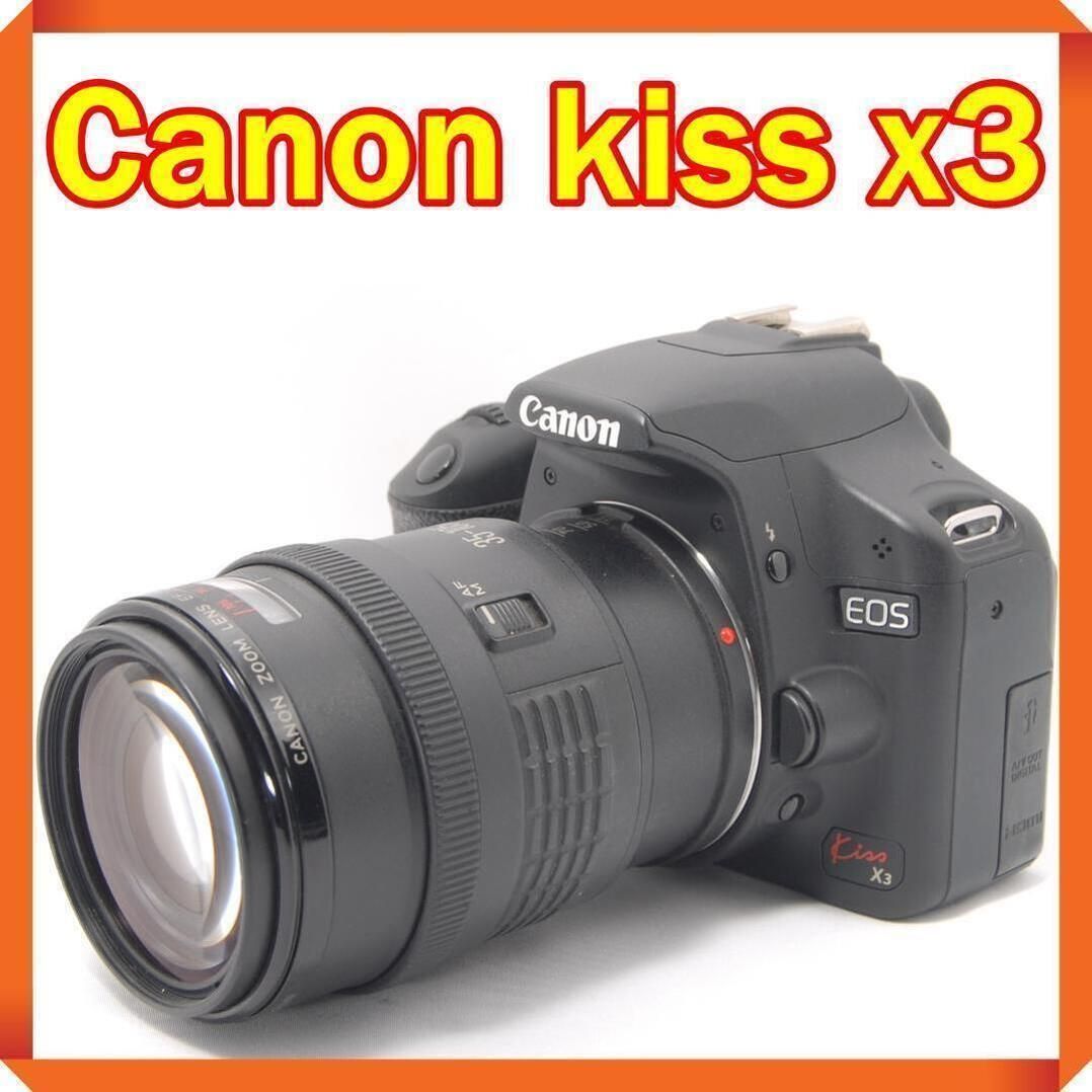 ❤シャッター4104回 Canon EOS kiss x3 一眼レフ スマホ転送 キヤノン 