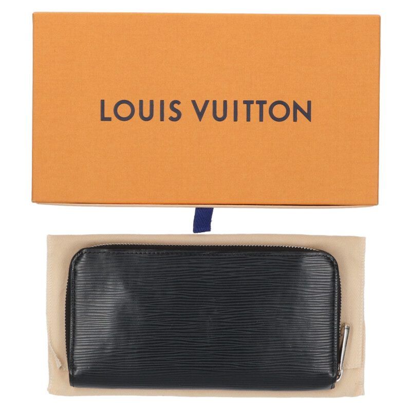 ルイヴィトン エピ ジッピーウォレット ノワール 財布LOUIS VUITTON LOUIS VUITTON ルイヴィトン エピ ノワール シルバー金具