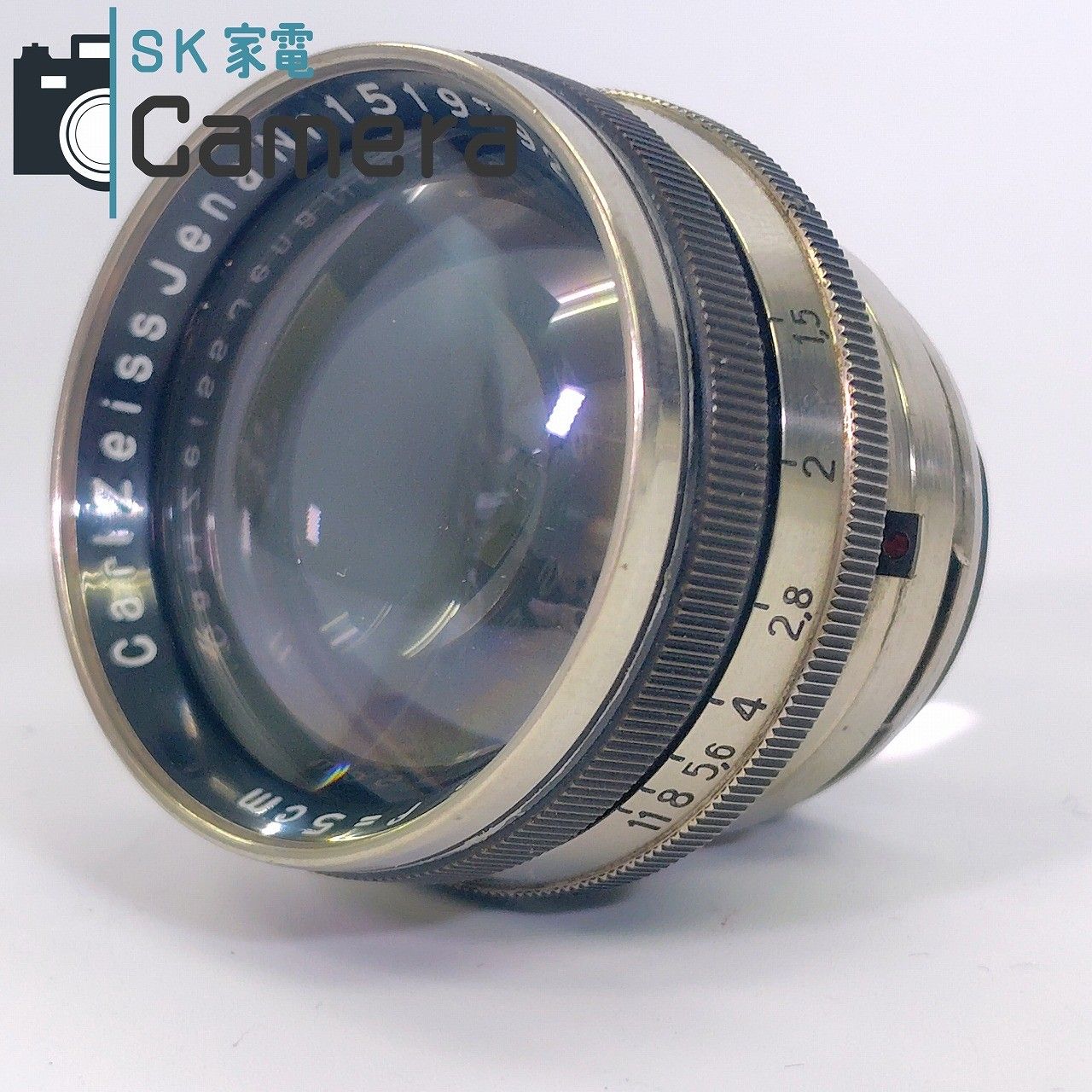 Carl Zeiss Jena Sonnar 5cm F1.5 ニッケル コンタックス ブラック ゾナー 9月清掃済