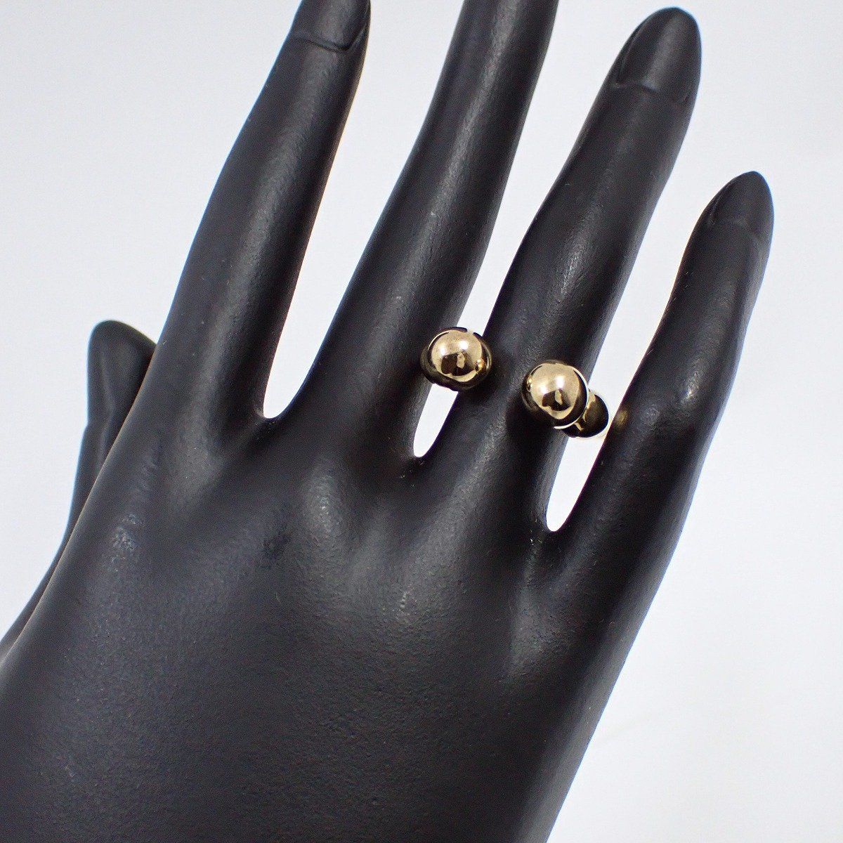 JIL SANDER ジルサンダー オープンリング 指輪 シルバー925 ゴールドGP  