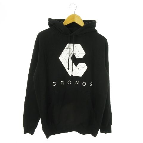 【レア】CRONOSクロノス パーカー スウェット ブラック トレーニング CRONOS HOODIE & TRAINER