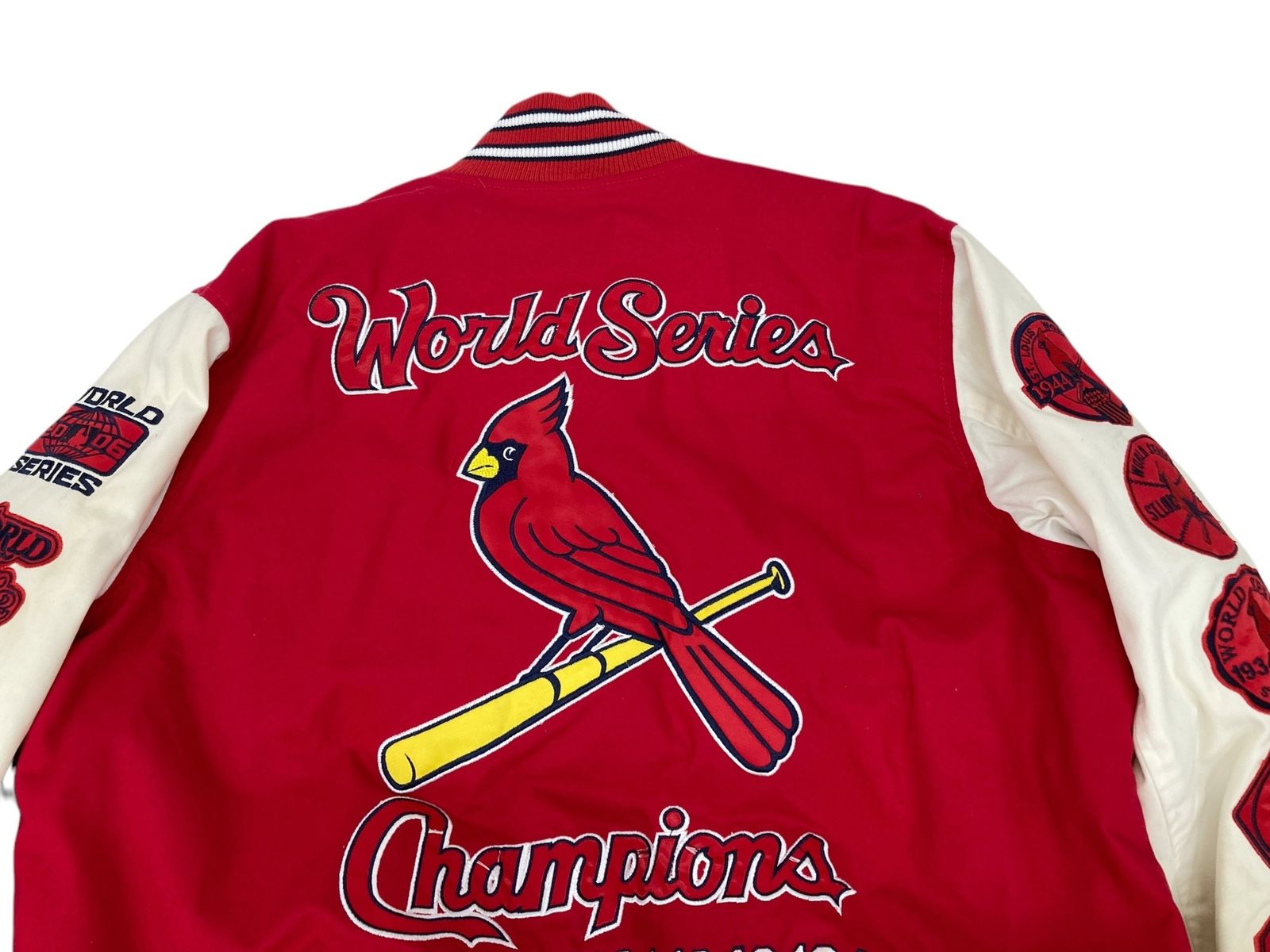 メンズ セントルイス・カージナルス スタジアムジャケット レッド
