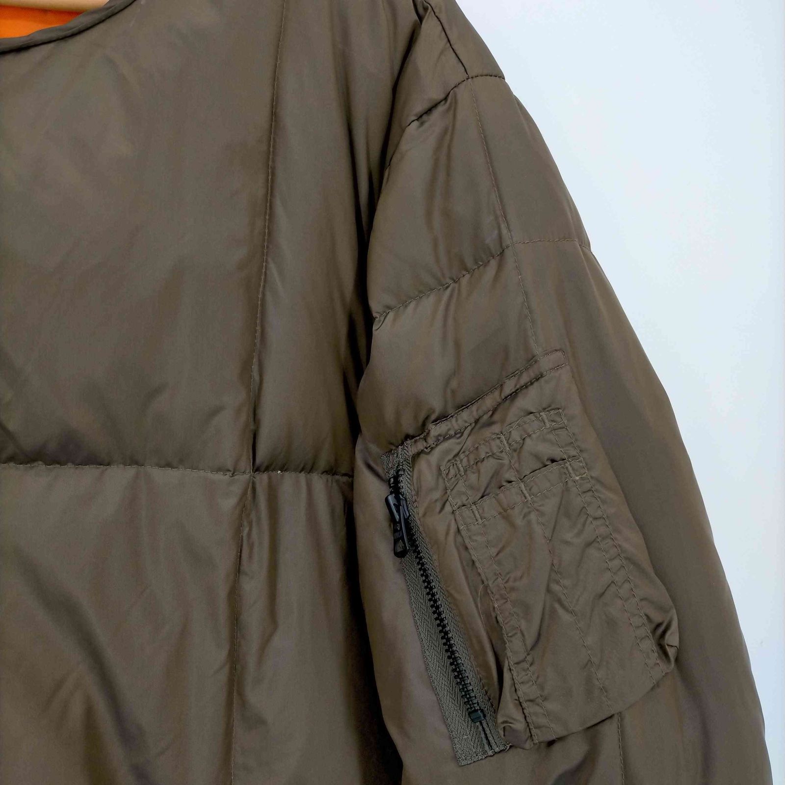 サノバチーズ SON OF THE CHEESE NC DOWN JACKET ノーカラーダウン  