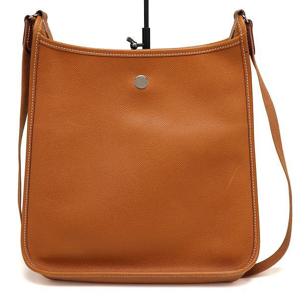 エルメス ヴェスパPM ショルダーバッグ ヴォーエプソン シルバー金具  