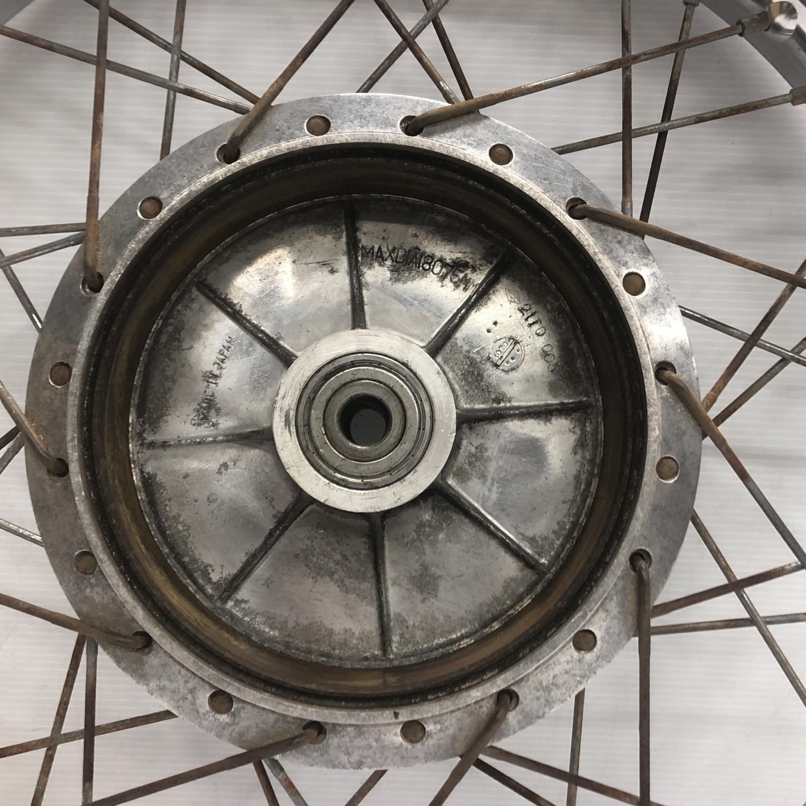 美品】ZX-4R イグザクトアルミ鍛造ホイール前後 S23タイヤ付き