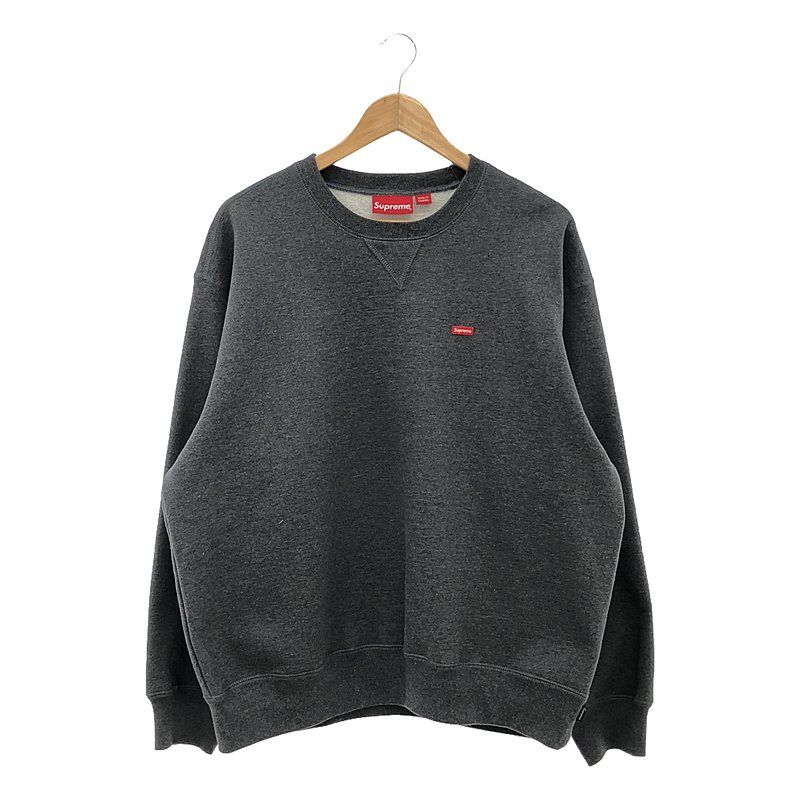 Supreme グレー スモールボックスロゴスウェット Supreme Box Logo クルーネック スウェット グレー シュプリーム