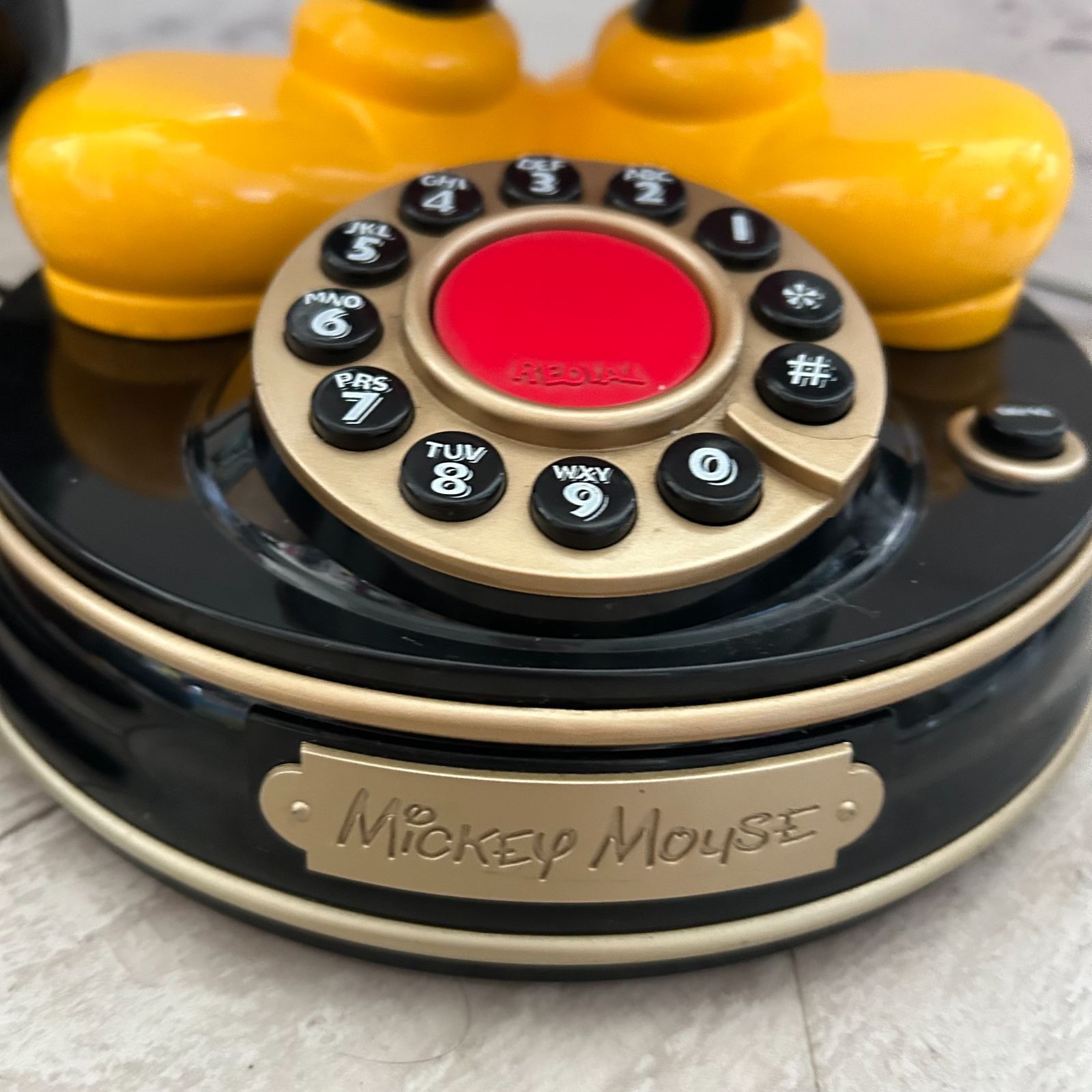 【希少美品】ディズニー　ミッキーマウス　電話機 最終値下げレア希少品‼️ミッキーマウスの電話機 - メルカリ