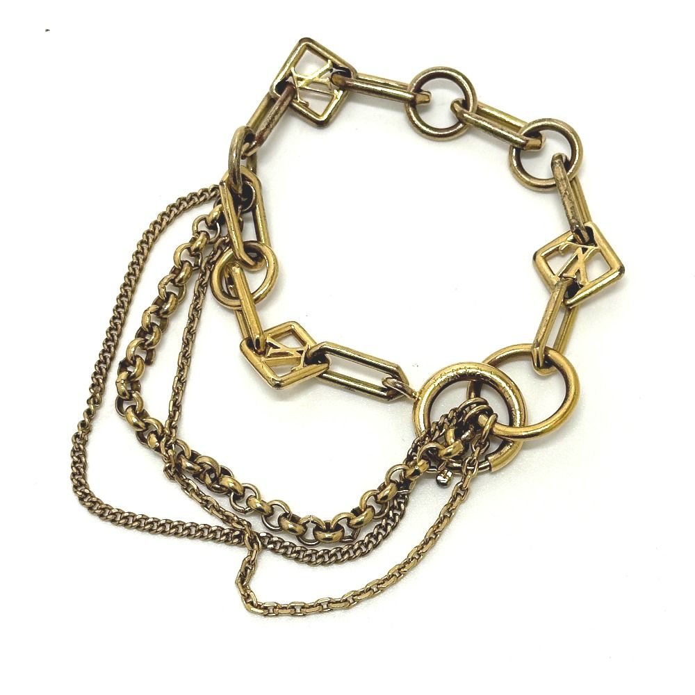 極美品☆ルイヴィトンブレスレット ブラスレ シェーヌ ベガスM65362ゴールド LOUIS VUITTON ルイヴィトン ブレスレット ブラスレ シェーヌ ベガス