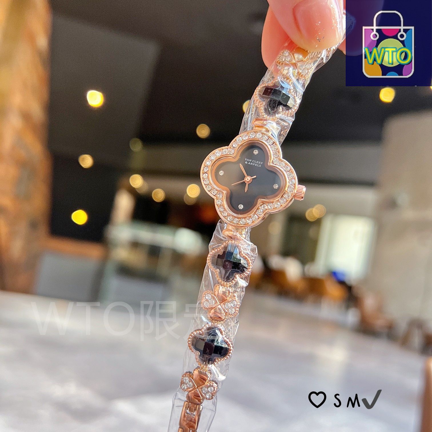 クローバーブレスレット　カルセドニー クローバーブレスレット カルセドニー ヴァンクリーフ&アーペル