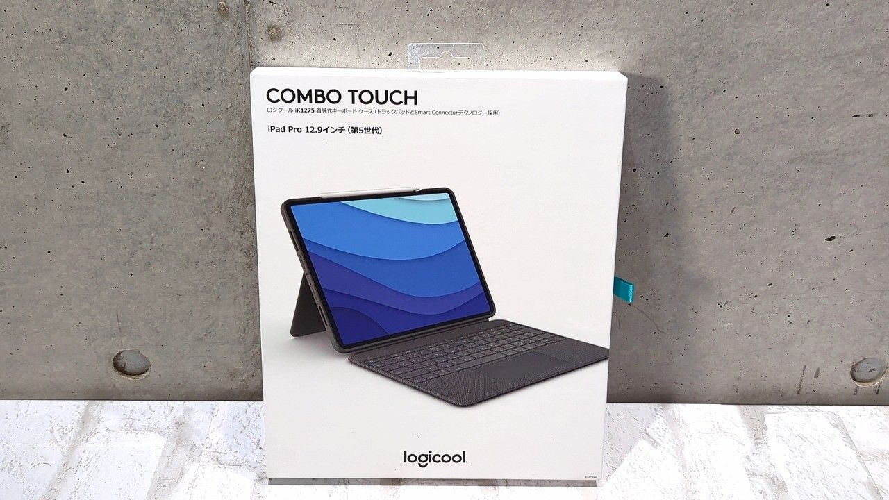 ☆状態良好☆ Logicool ロジクール iPad Pro 12.9インチトラックパッド付き キーボード付きケース Combo Touch  iK1275GRA - メルカリ