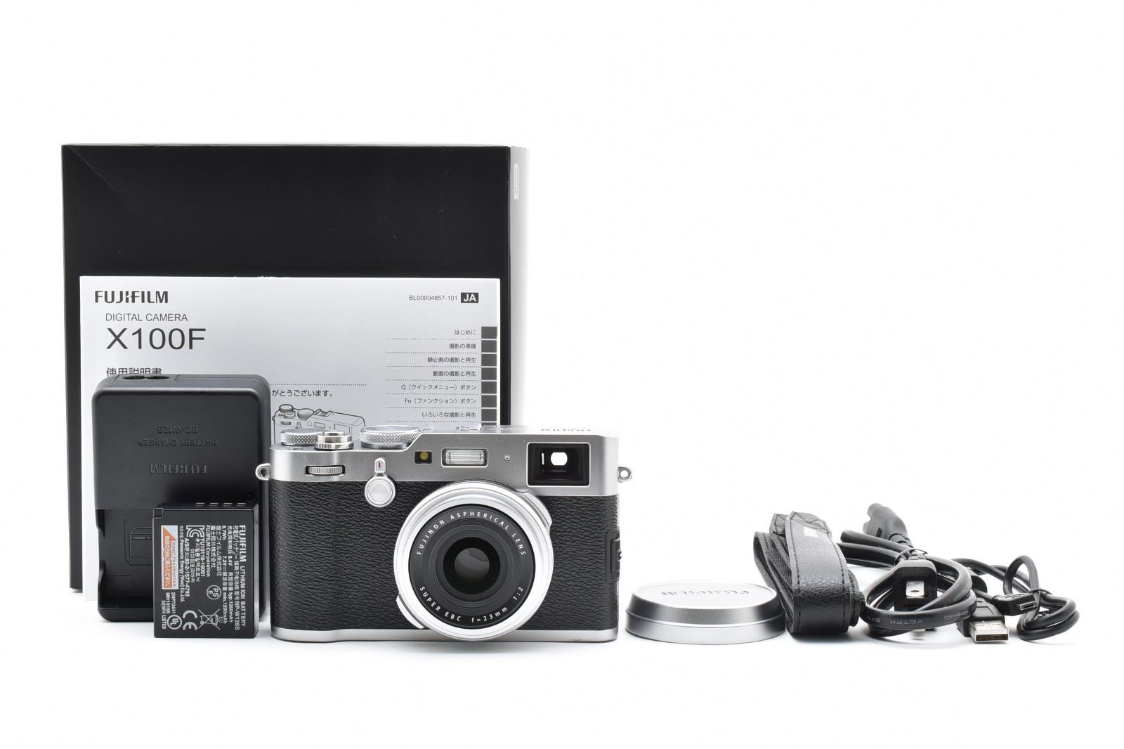 ☆新品級☆ フジフイルム FUJIFILM X100F シルバー 《ショット数