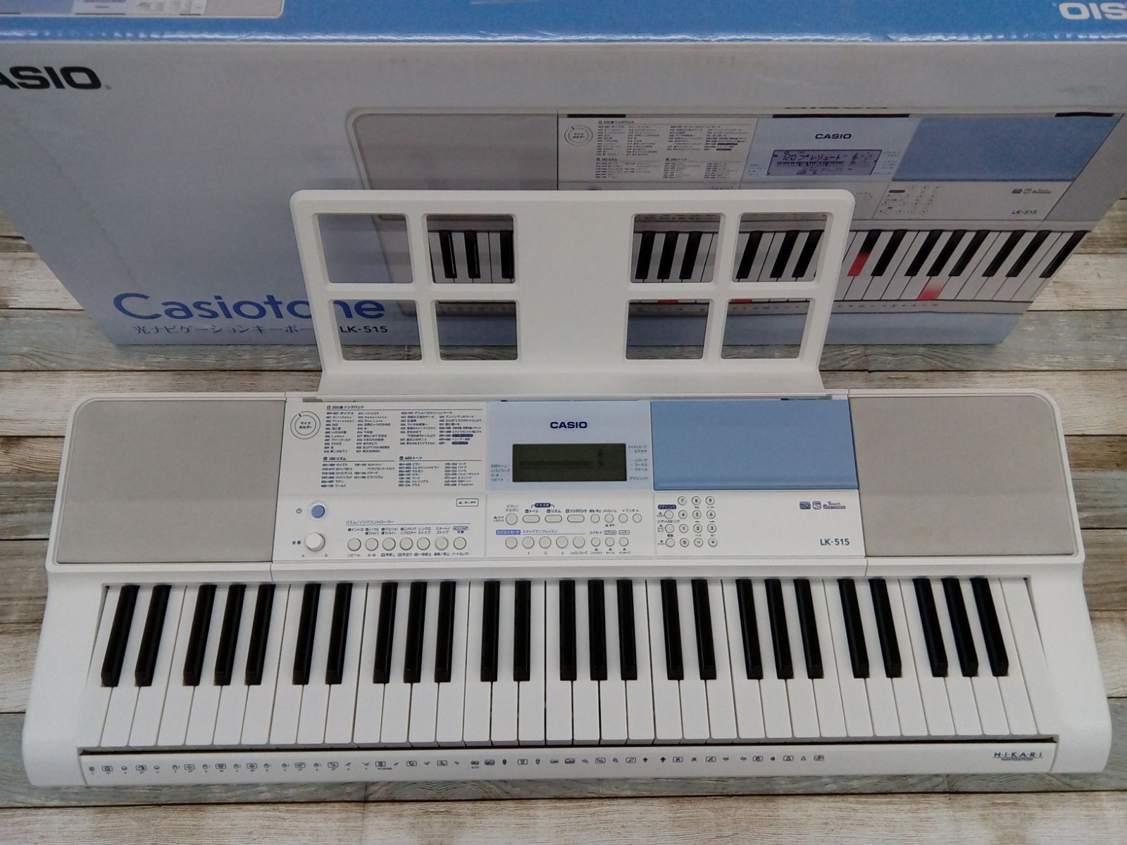 CASIO 光ナビゲーションキーボード LK-515 （2212204） - メルカリ