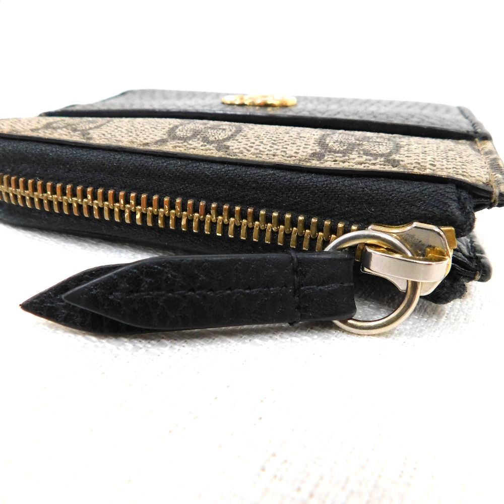 Hn608751 コンパクト財布 グッチ 財布 GGマーモント PVC レザー 658609  
