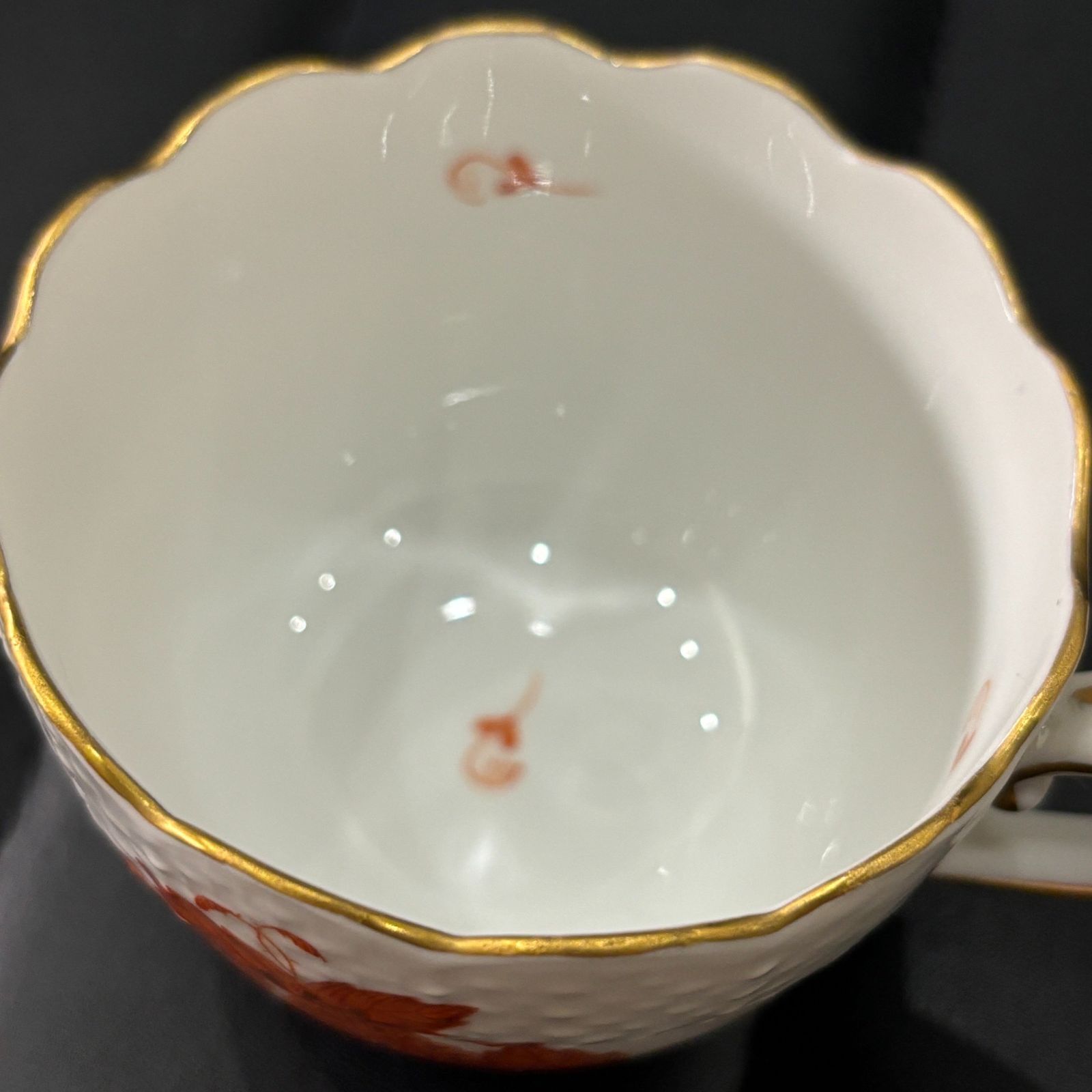 ヘレンド カップ&ソーサー「アポニー•オレンジ」セット新品未使用です