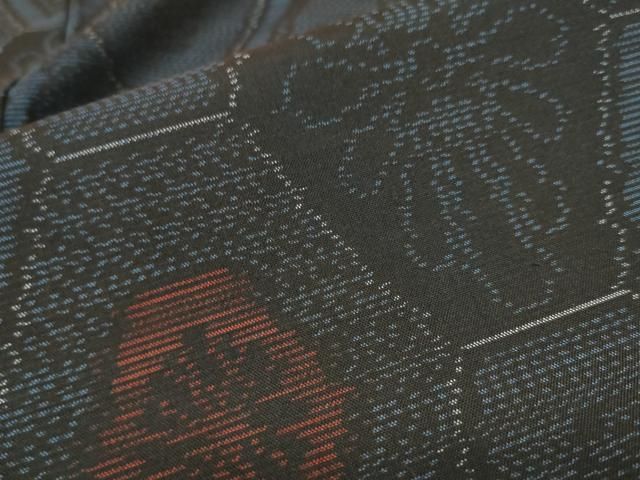 平和屋着物○結城紬 有栖川 阪急百貨店扱い 正絹 逸品 CAAS8657vf