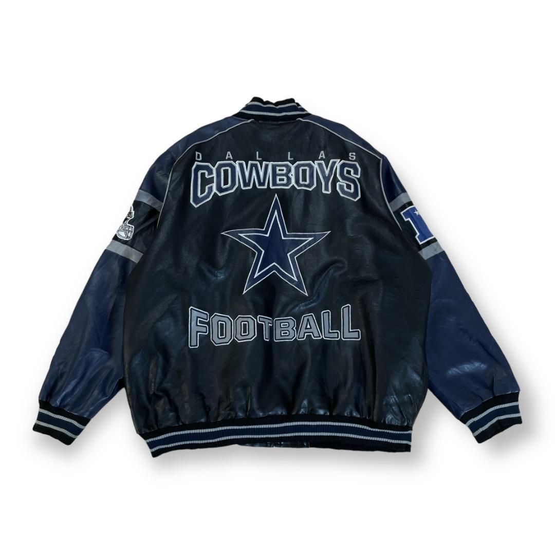 NFL ダラス カウボーイズ DALLAS COWBOYS レザージャケット - スタジャン