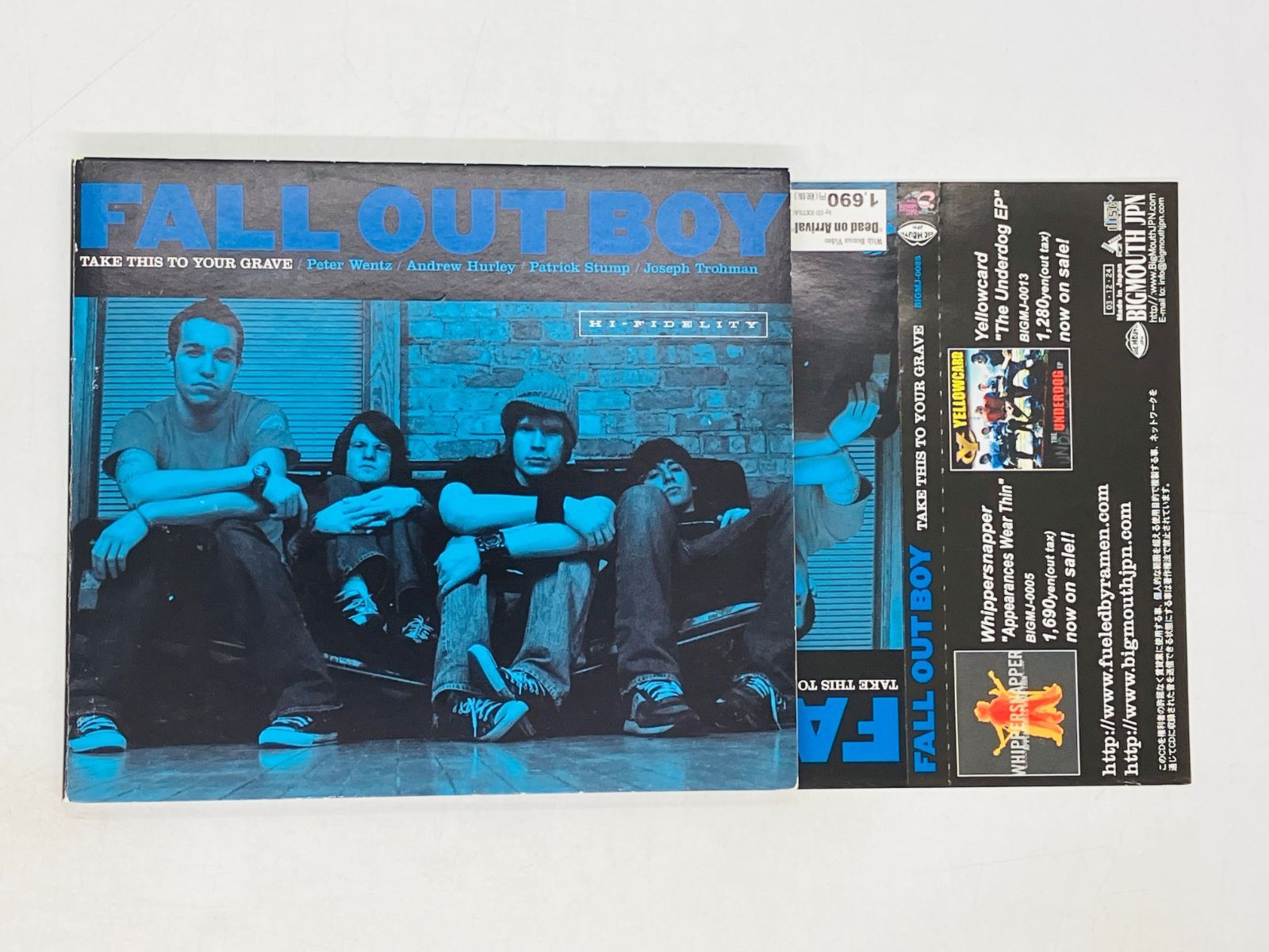 CD フォール・アウト・ボーイ Fall Out Boy / Take This to Your Grave 