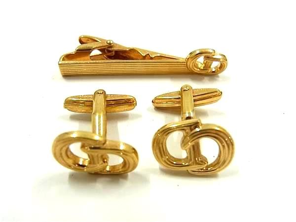 ChristianDiorネクタイピン カフスボタン ChristianDior クリスチャンディオール ヴィンテージ ネクタイ