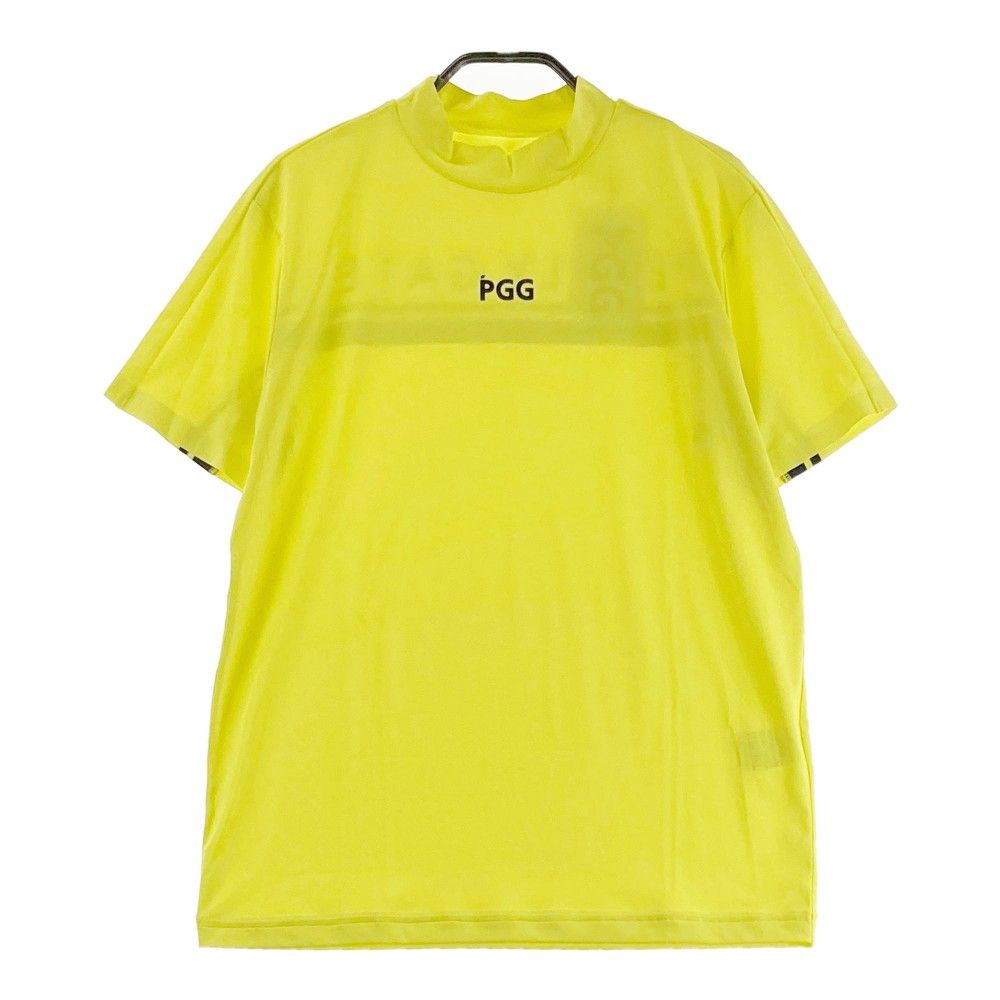 サイズ 4 PGG PEARLY GATES パーリーゲイツ ハイネック 半袖Tシャツ イエロー系 240101236481 ゴルフウェア メンズ ストスト