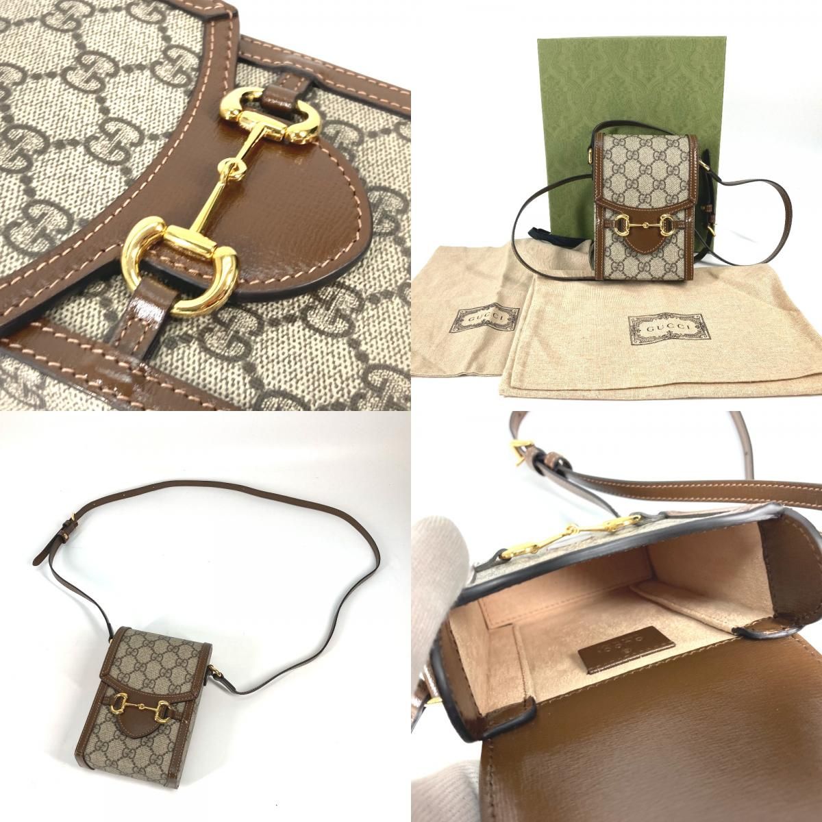 GUCCI グッチ ショルダーバッグ ホースビット1955ミニバッグ 625615 GG 