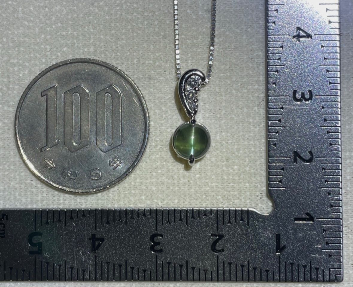 JJ130☆高級 大粒アレキキャッツ1.397ct D pt ヘッド ソ付 - メルカリ