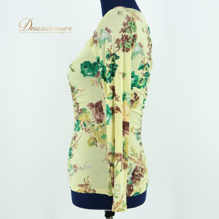 花柄 ストレッチ