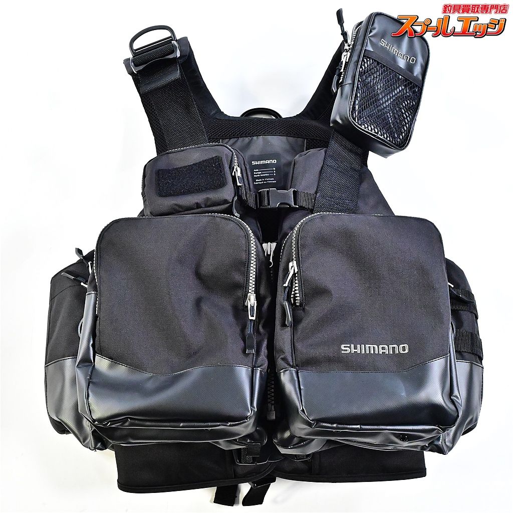 シマノ サーフトリッパーベスト VF-275W サイズM ブラック SHIMANO K_100 e08126