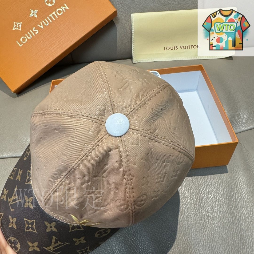 Louis Vuitton ベースボールキャップ ベージュ org.jpg