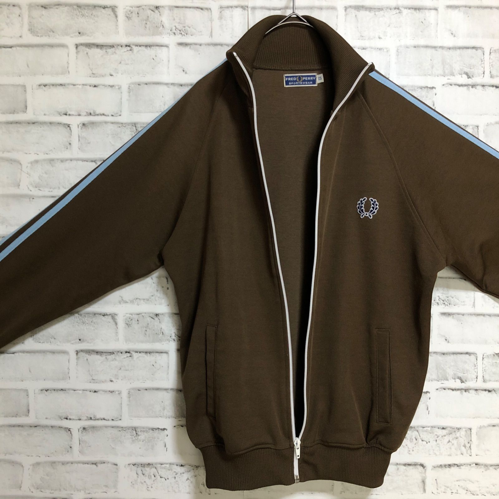 90s⭐️Fred Perry トラックジャケット/ジャージ S 刺繍月桂樹 vintage 