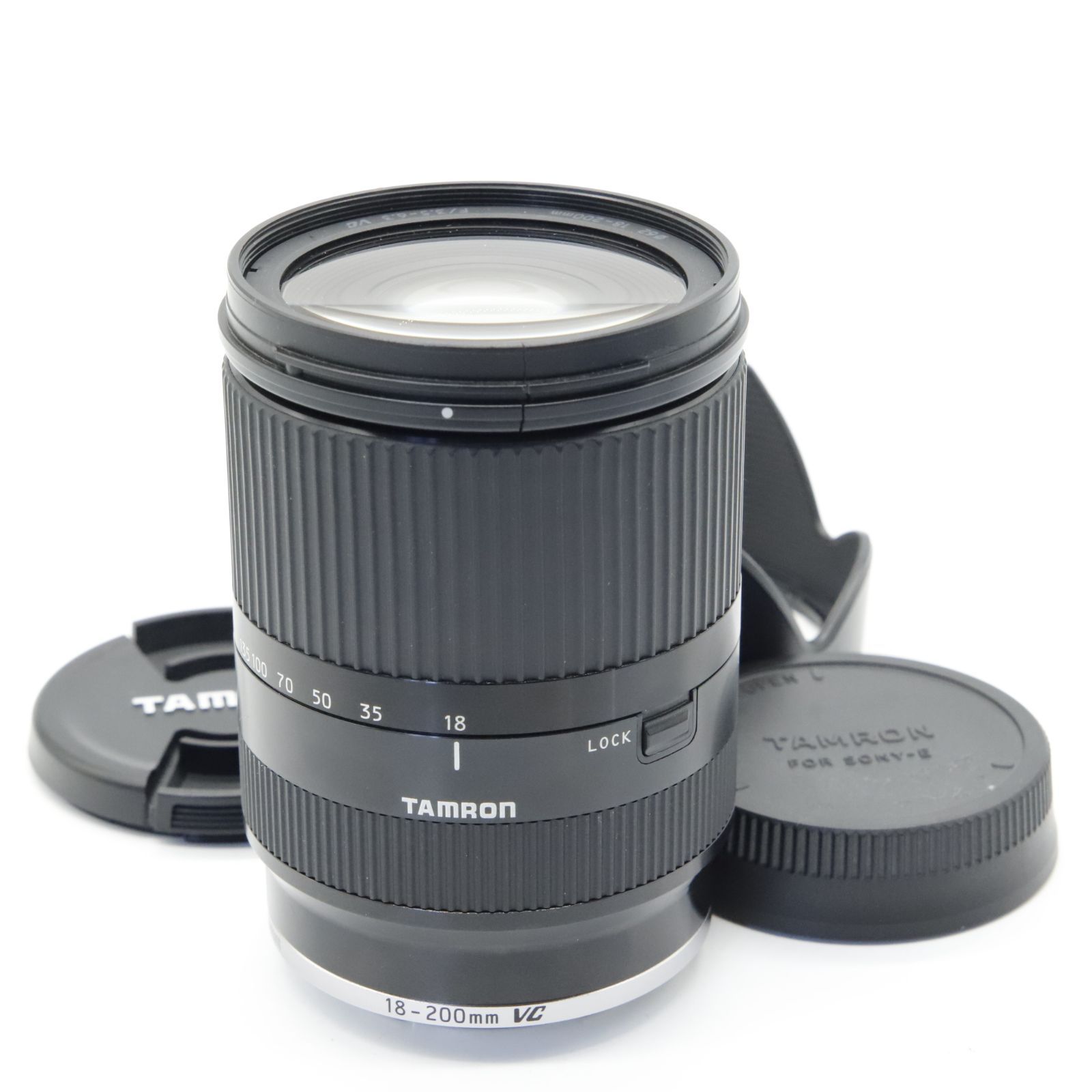 □良品□ TAMRON 高倍率ズームレンズ 18-200mm F3.5-6.3 DiIII VC ソニーEマウント用 ミラーレスカメラ NEX専用  ブラック B011SE-ブラック - メルカリ