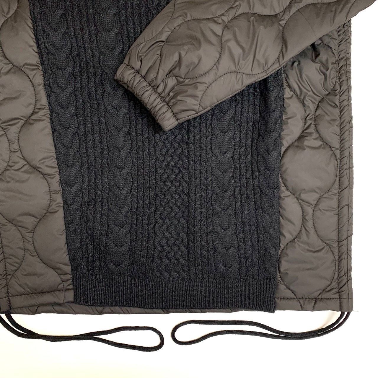 RADIATE】ラディエイト/キルティングドッキングオーバーニット