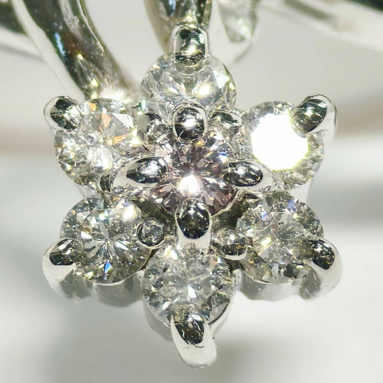 ピンクダイヤモンド リング プラチナ PT900 pt900／0.124ct/取巻き0.16