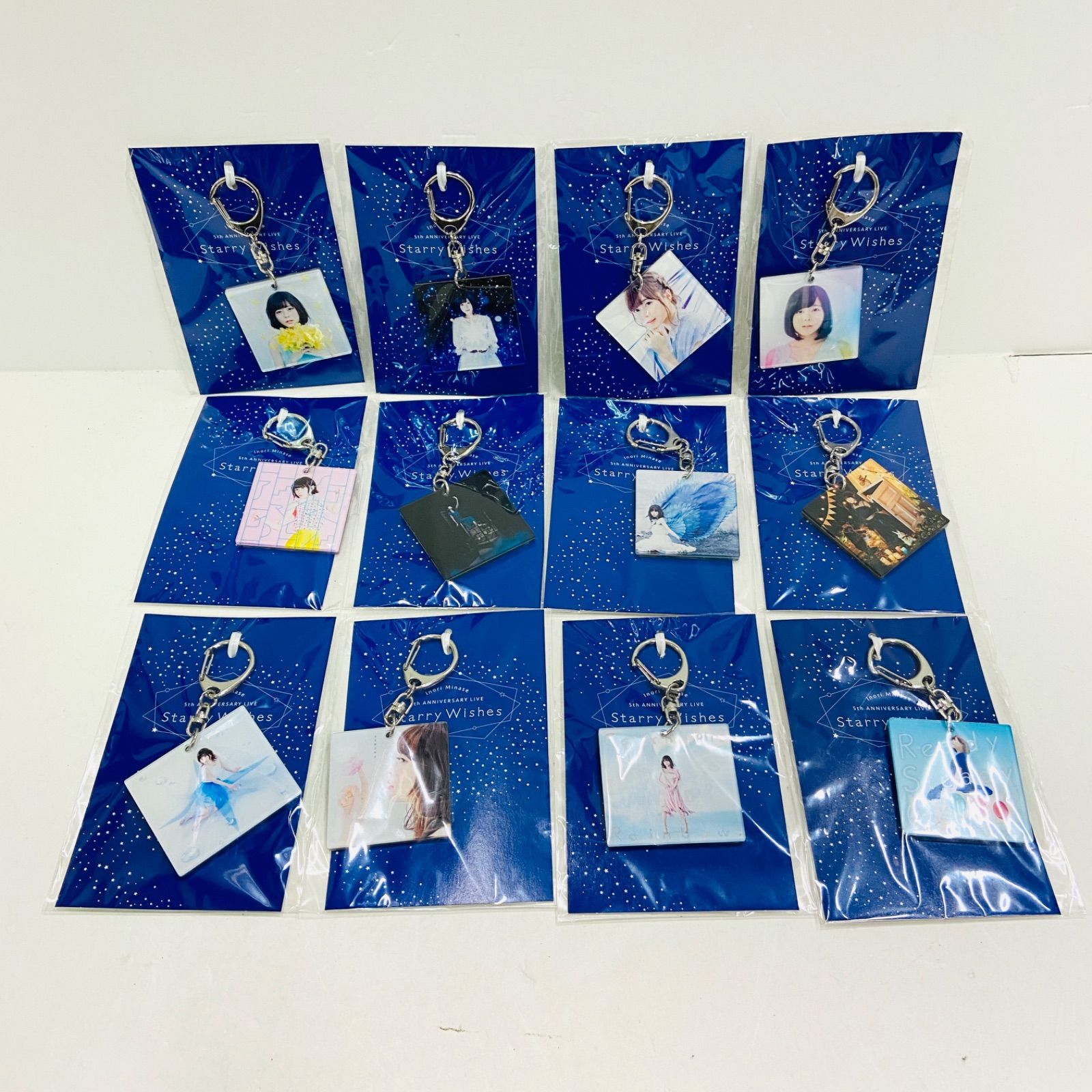 水瀬いのり ジャケ写アクリルキーリング 倉吉店】水瀬いのり ジャケ写アクリルキーリング コンプリート