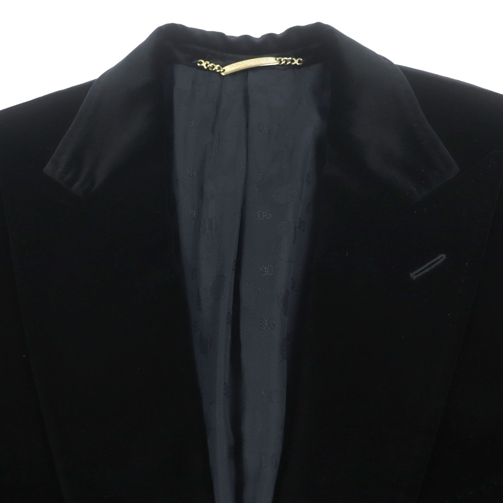 D&G 黒 テーラードジャケット 中古・古着通販】DOLCE & GABBANA (ドルチェ＆ガッバーナ
