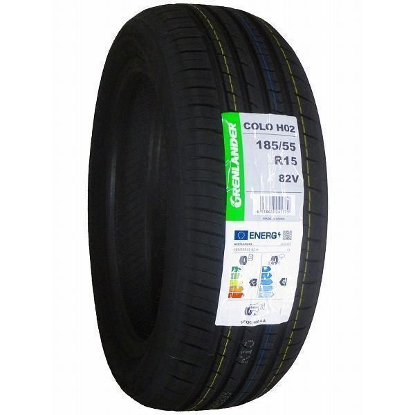 タイヤホイール 4本セット ELEMENT L024 185/55R15 15インチ 7J +35 4H 