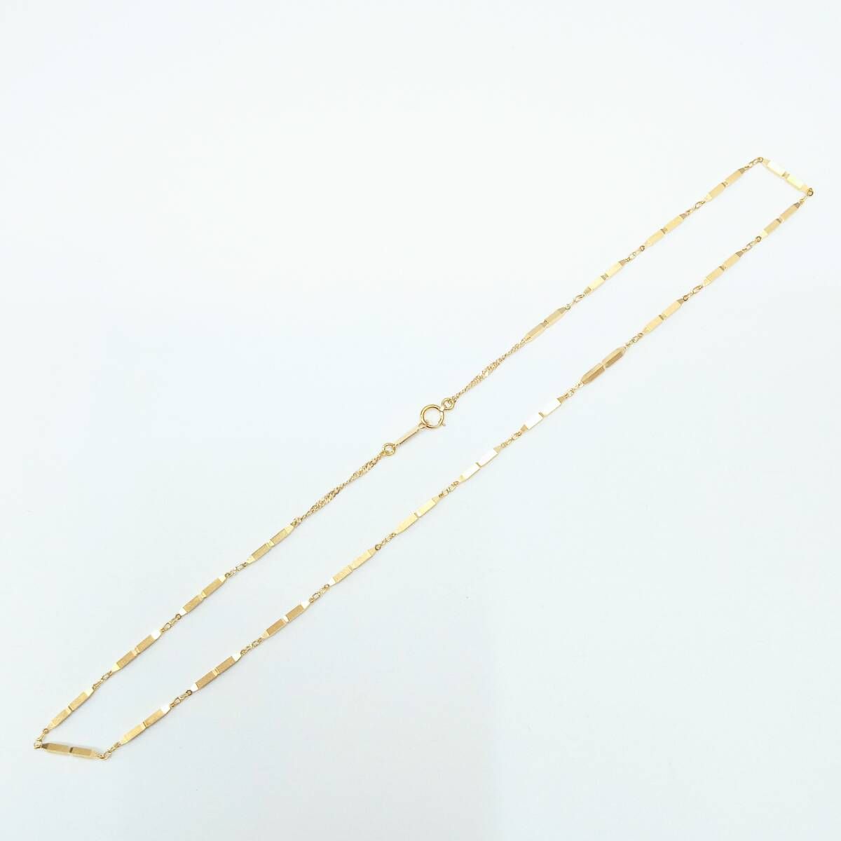 K18 18金 750 ネックレス 46cm 11.0g イエローゴールド